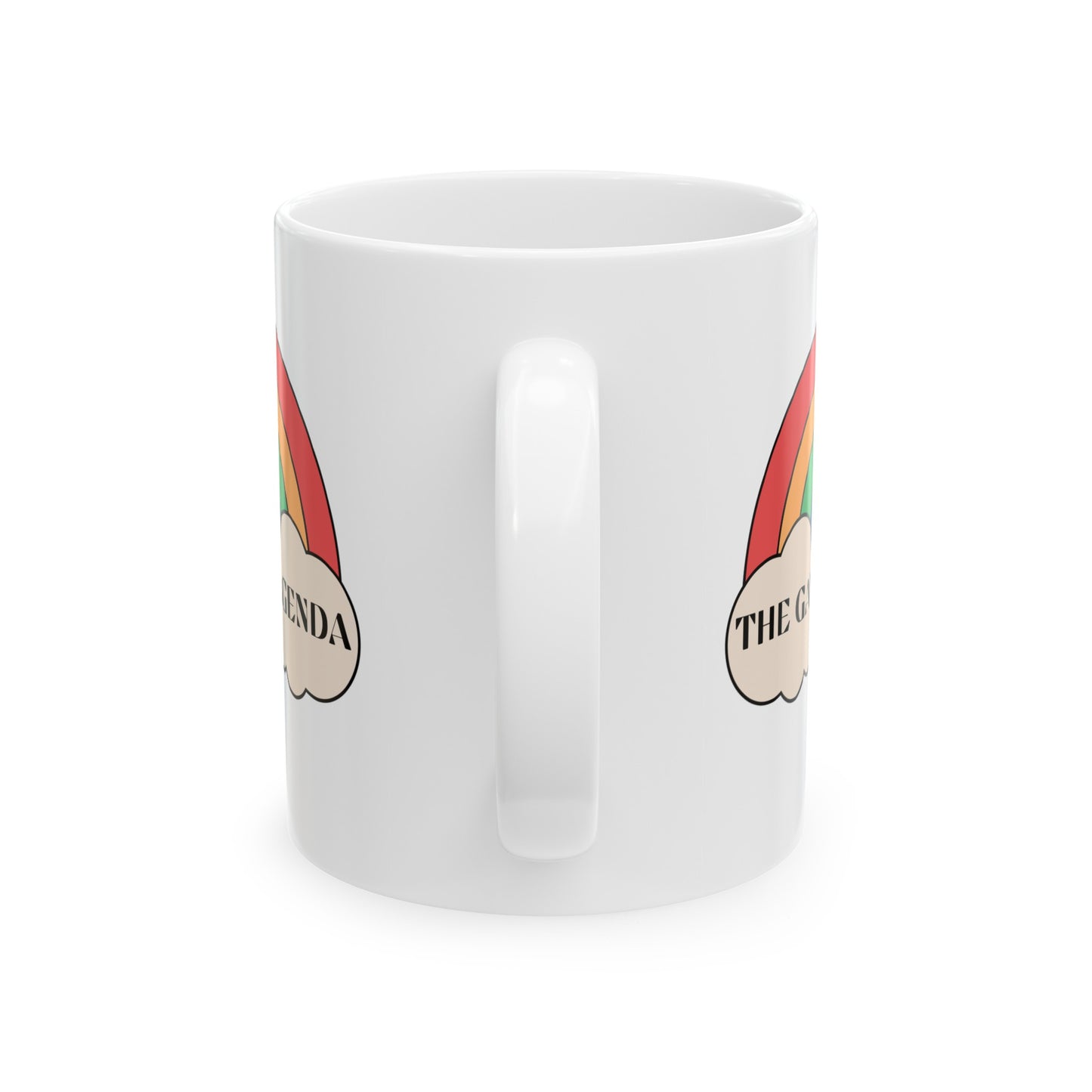 The Gay Agenda (light mode) Ceramic Mug 11oz