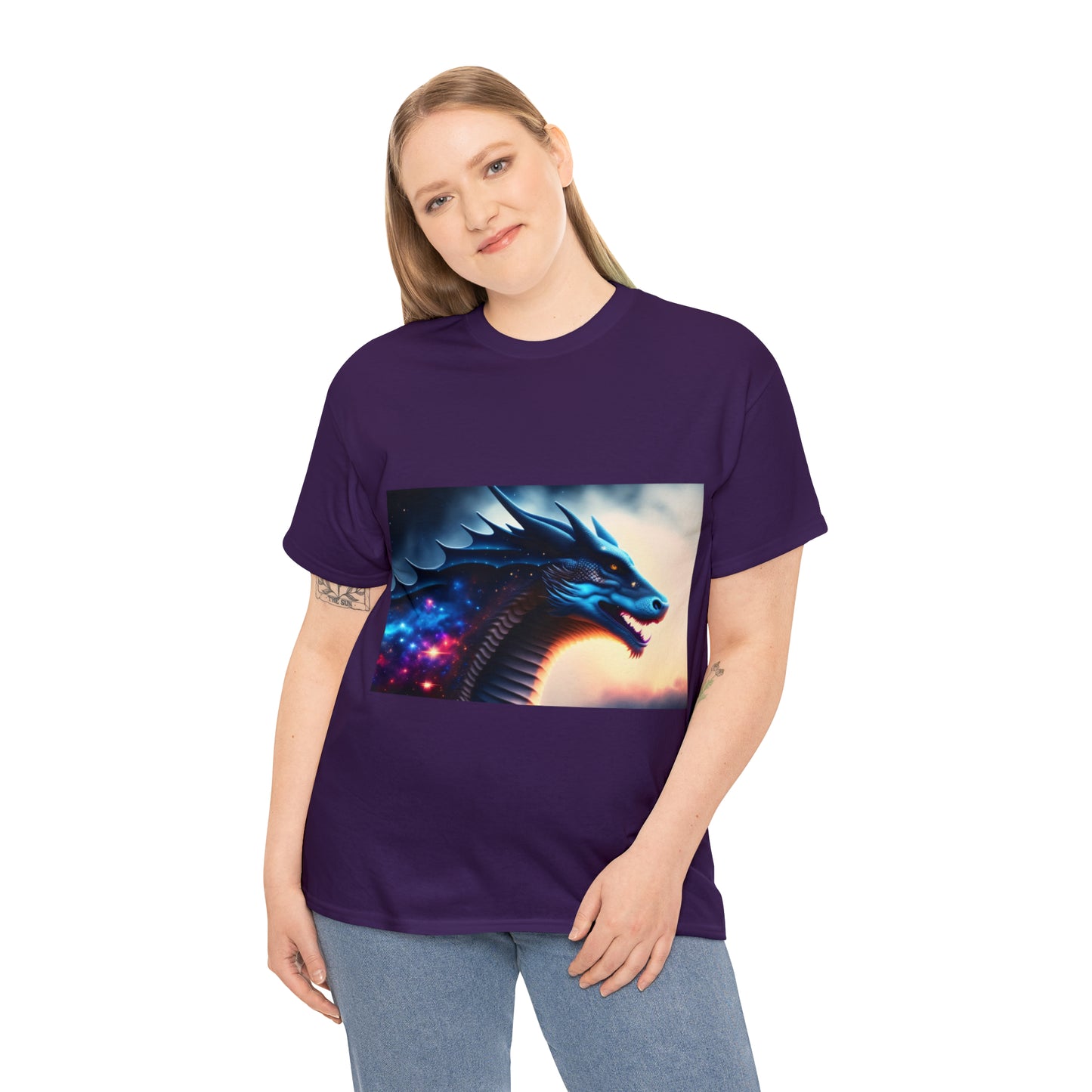 Galaxy Magic Dragon Cotton Tee