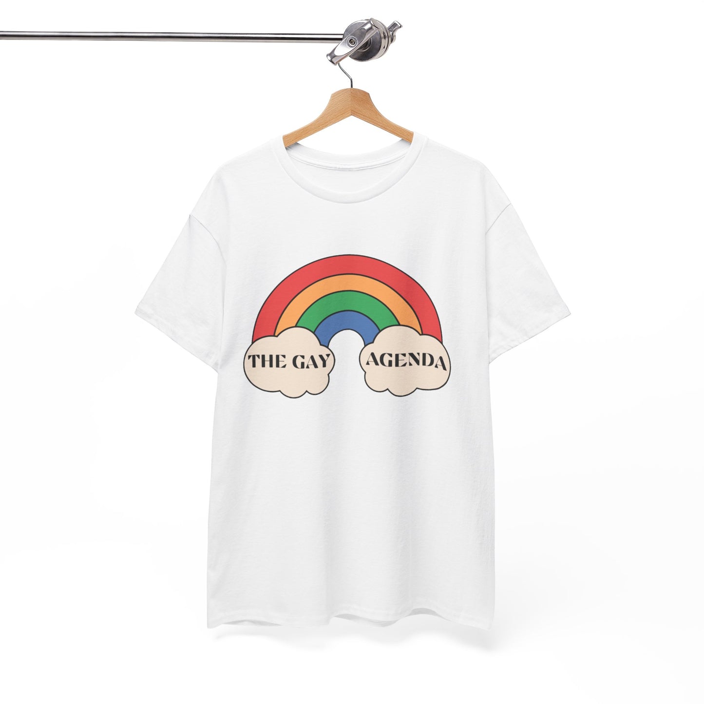 The Gay Agenda (light mode) Tee