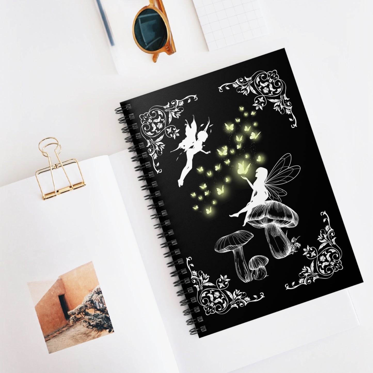 Fae Play Yei Noche Spiral Notebook - Ruled Line