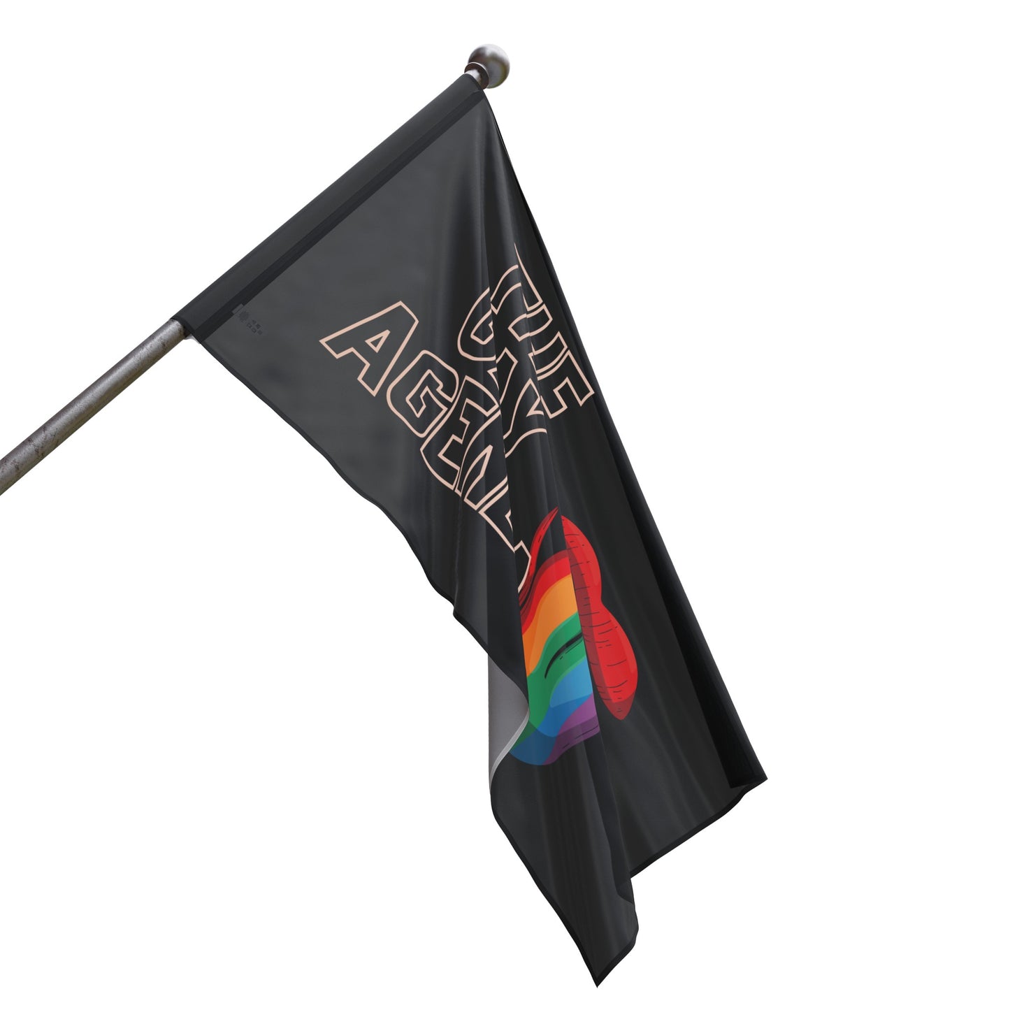 The Gay Agenda (dark mode) Flag