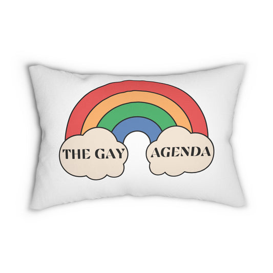 The Gay Agenda Pillow