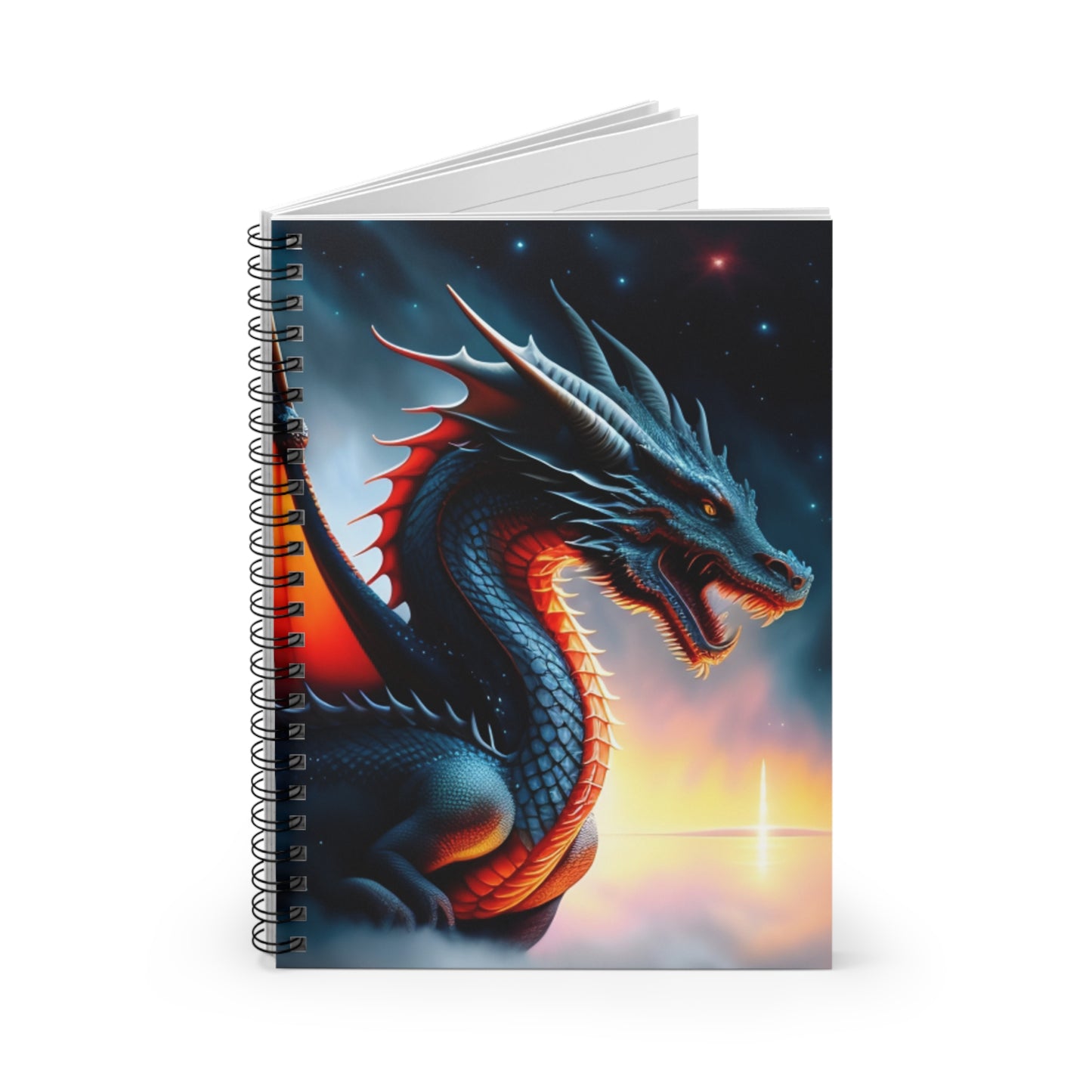 Classic Dragon Spiral Notebook - Ruled Line