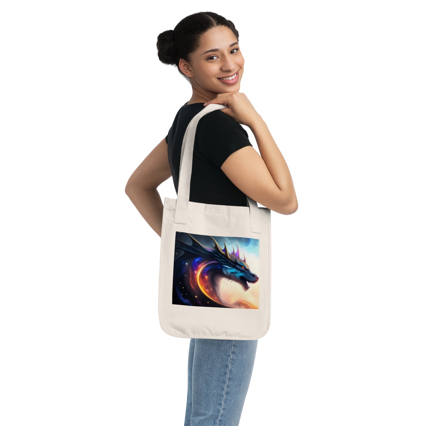 Jupiter Star Wolf Dragon Tote Bag