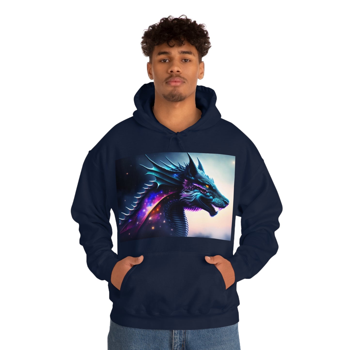 Nebula Wolf Dragon Hoodie