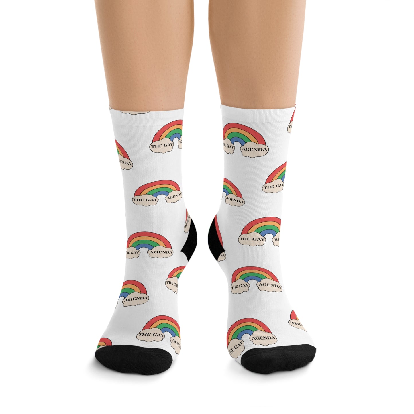 The Gay Agenda Socks, eco friendly!