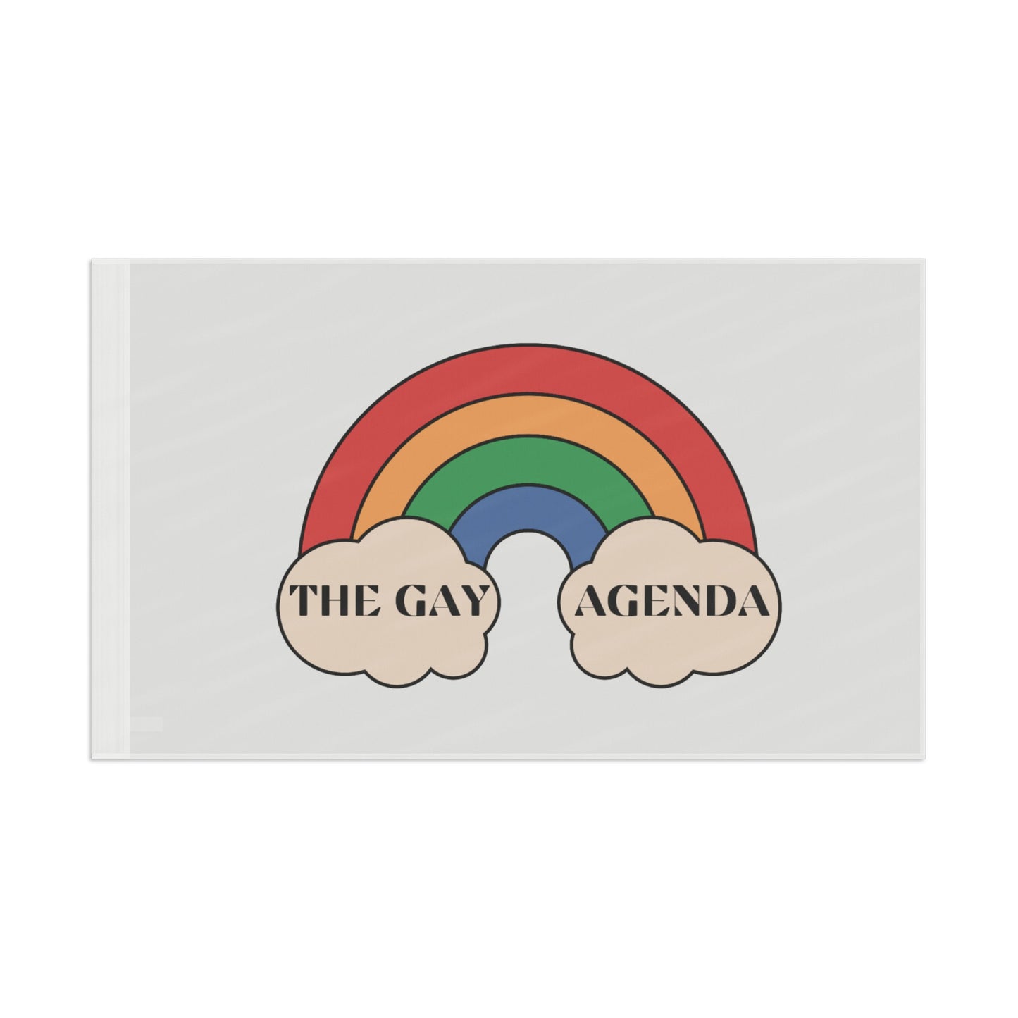 The Gay Agenda (light mode) Flag