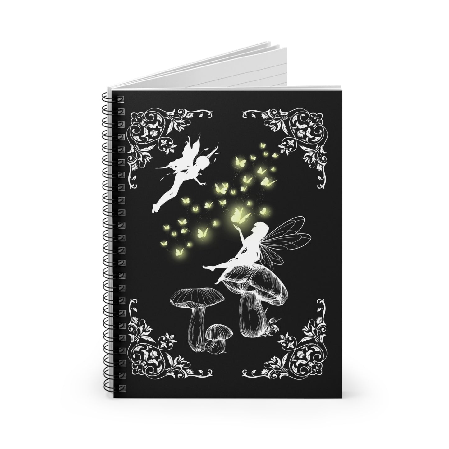 Fae Play Yei Noche Spiral Notebook - Ruled Line