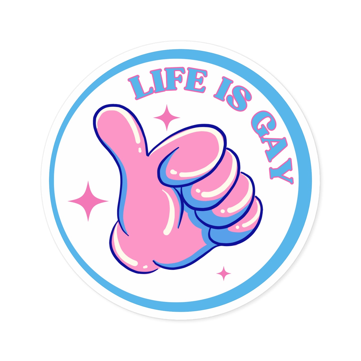 Transgender Life Is Gay Sticker