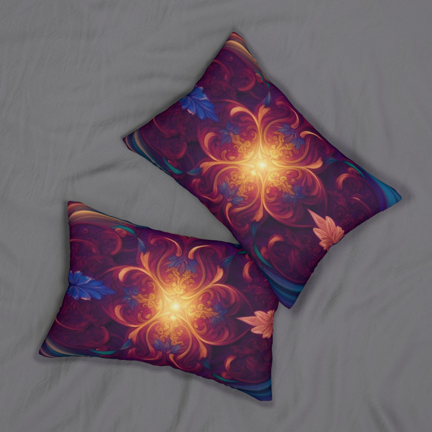 Cosmic Jewel Spun Polyester Lumbar Pillow