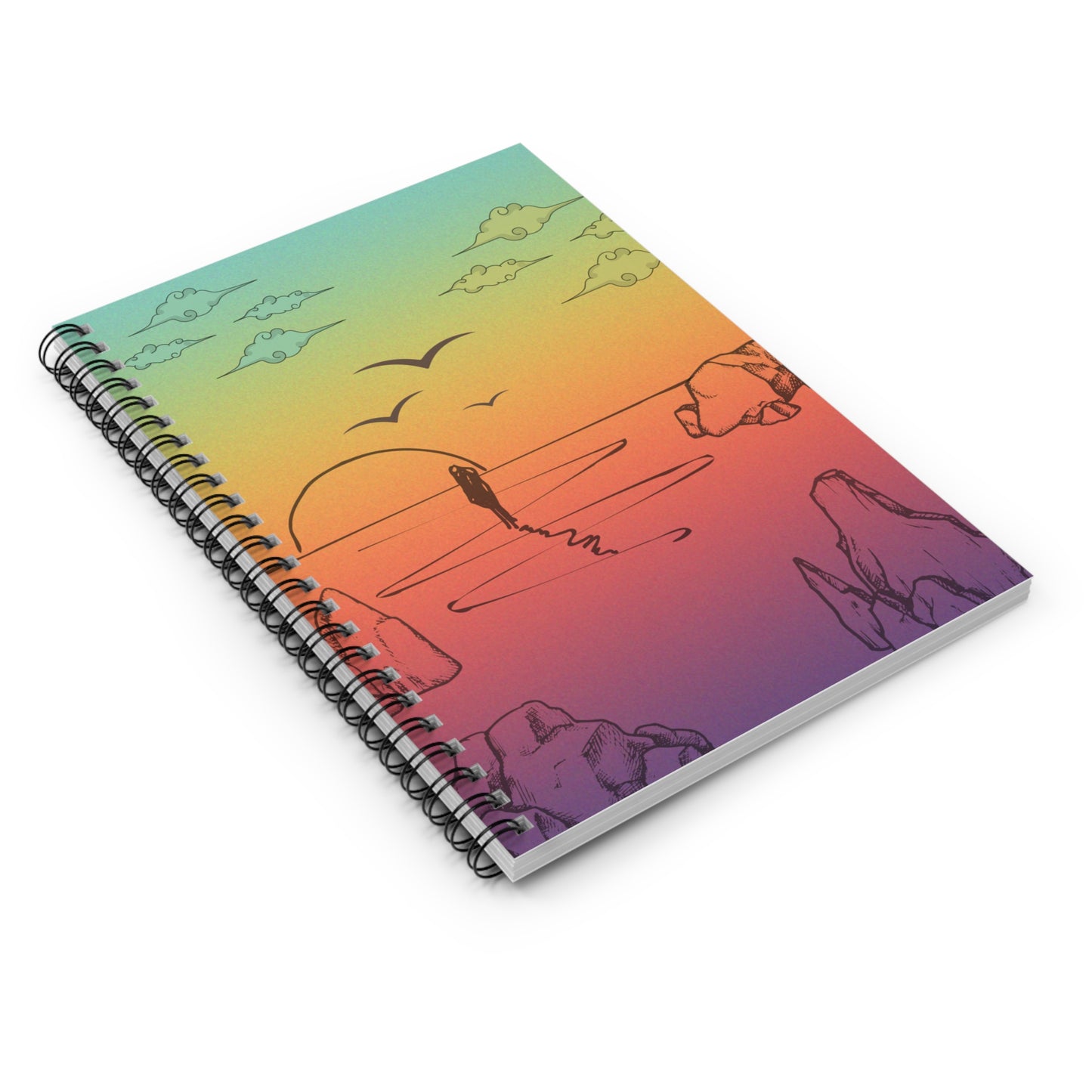 Wander Spiral Notebook - Ruled Line