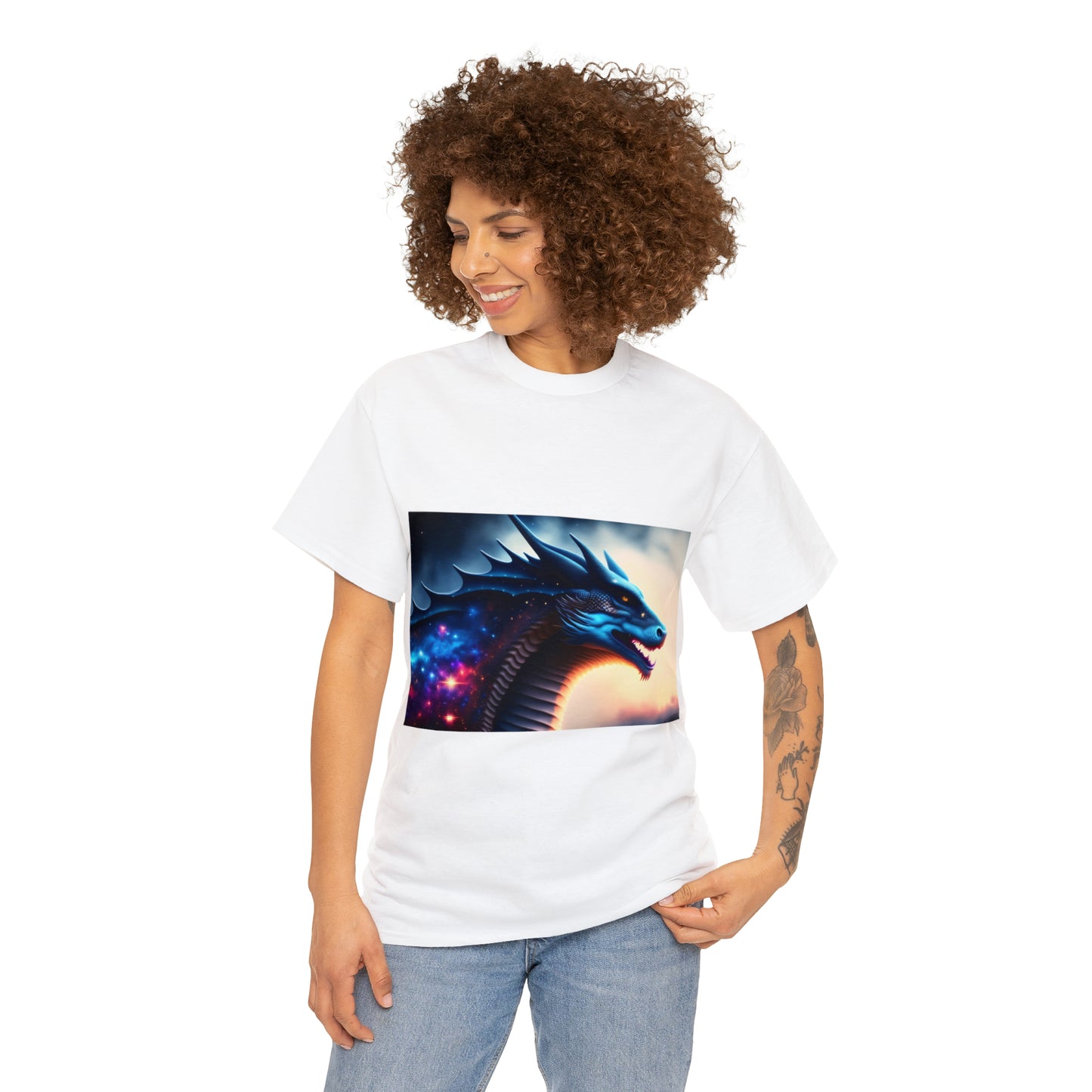 Galaxy Magic Dragon Cotton Tee