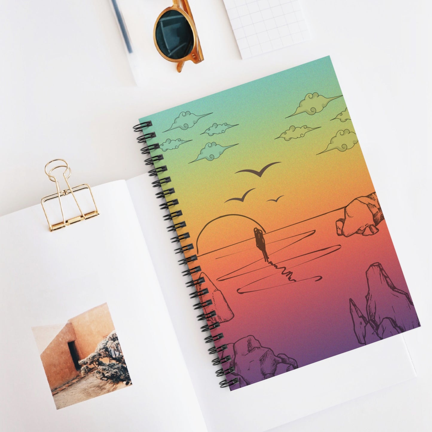 Wander Spiral Notebook - Ruled Line