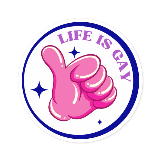 Bisexual Life Is Gay Sticker