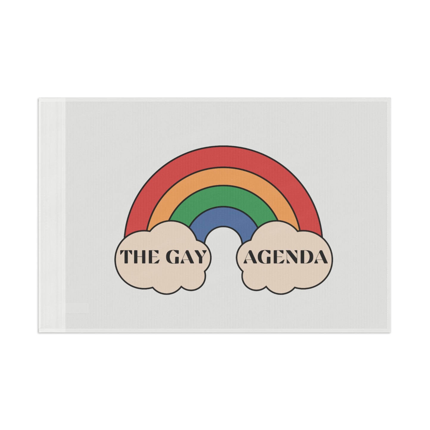 The Gay Agenda (light mode) Flag