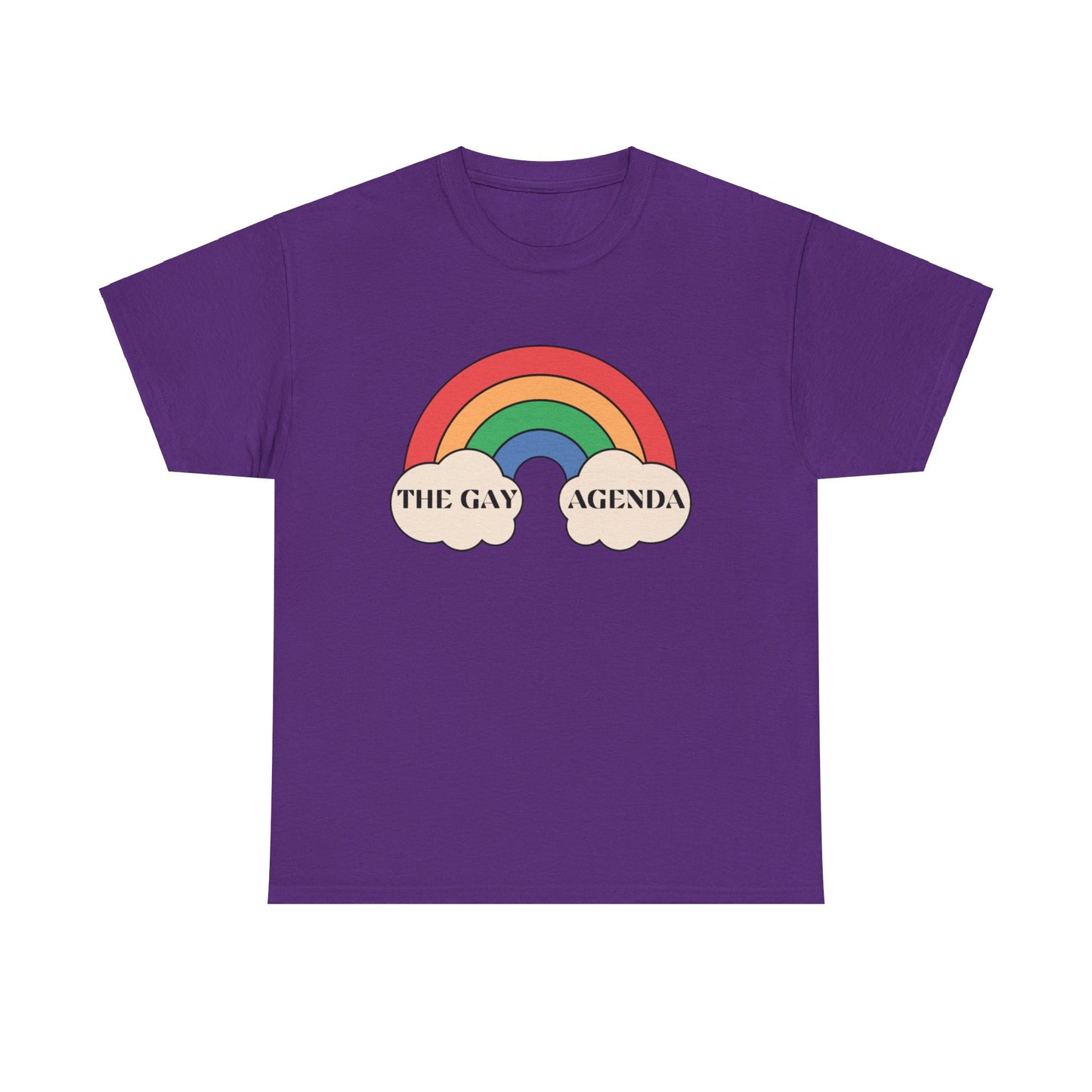 The Gay Agenda (light mode) Tee