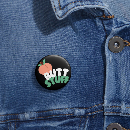 Peachy Stuff Pin Buttons