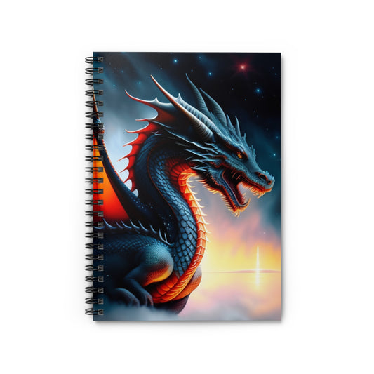 Classic Dragon Spiral Notebook - Ruled Line