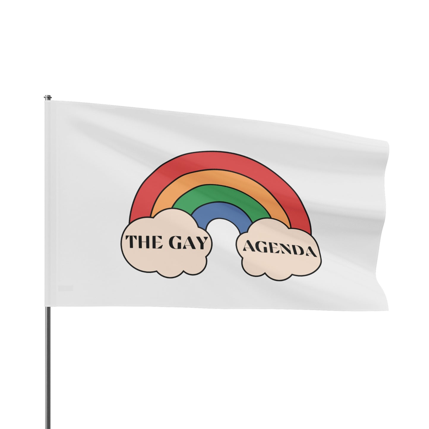 The Gay Agenda (light mode) Flag