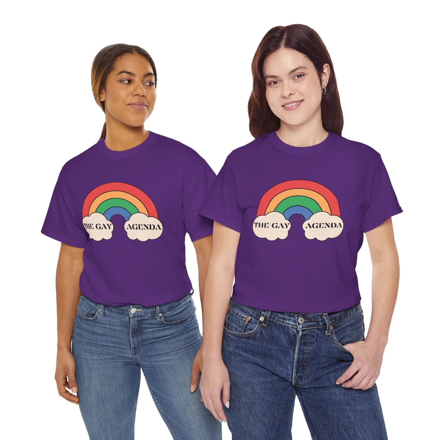 The Gay Agenda (light mode) Tee