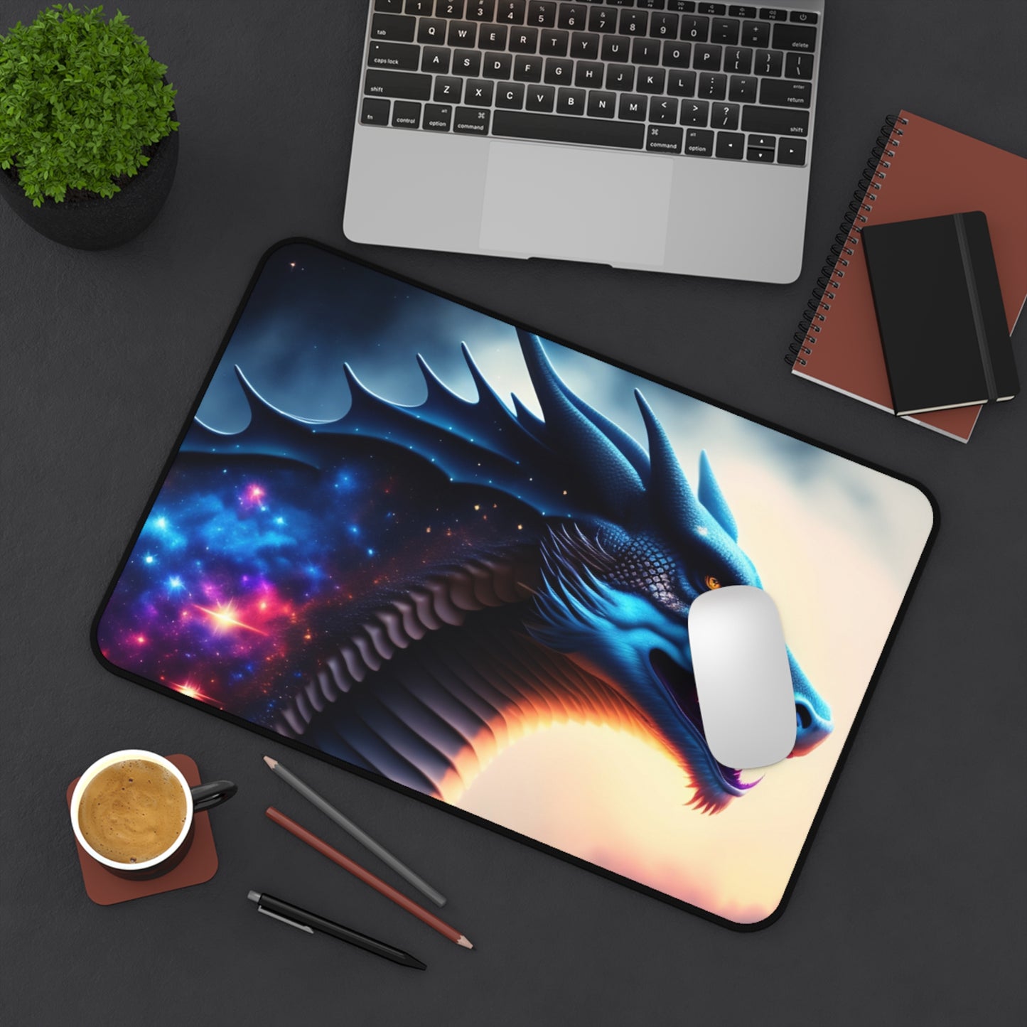 Galaxy Magic Dragon Desk Mat