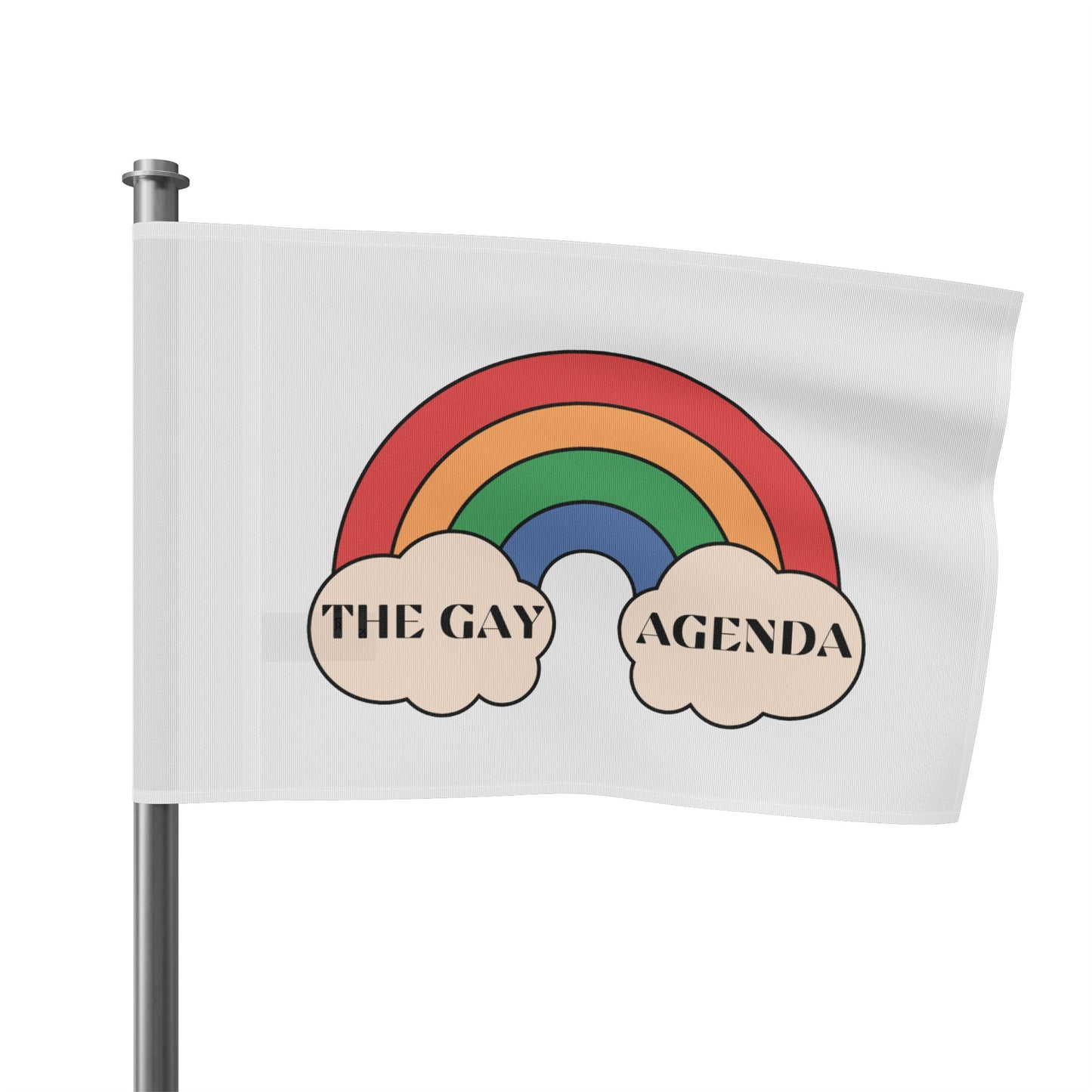 The Gay Agenda (light mode) Flag