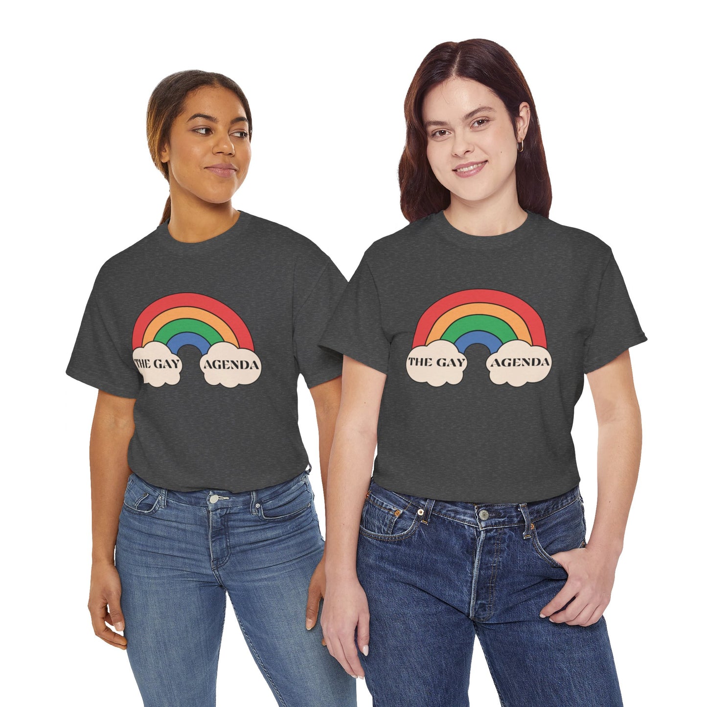 The Gay Agenda (light mode) Tee