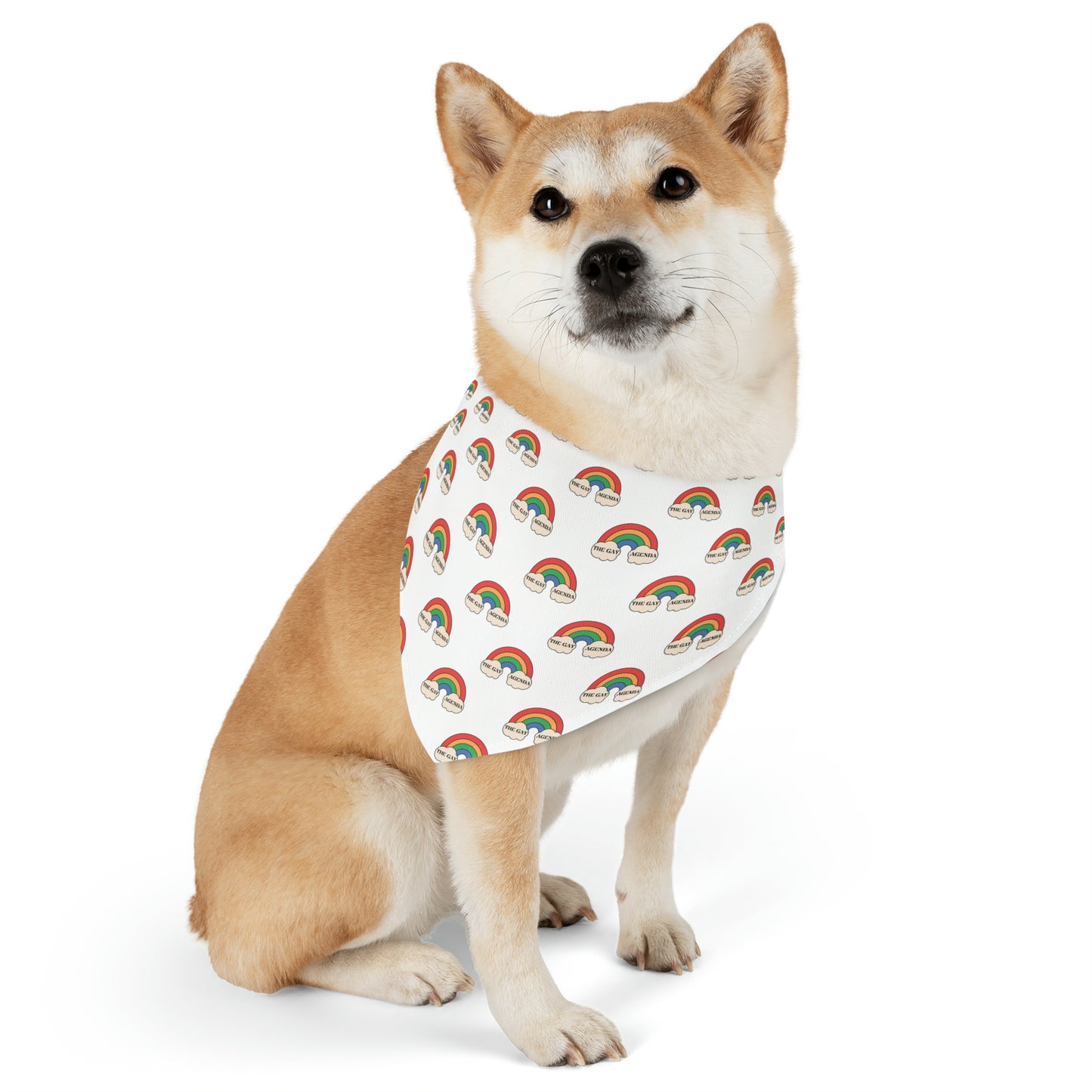 Gay Agenda Pet Bandana Collar