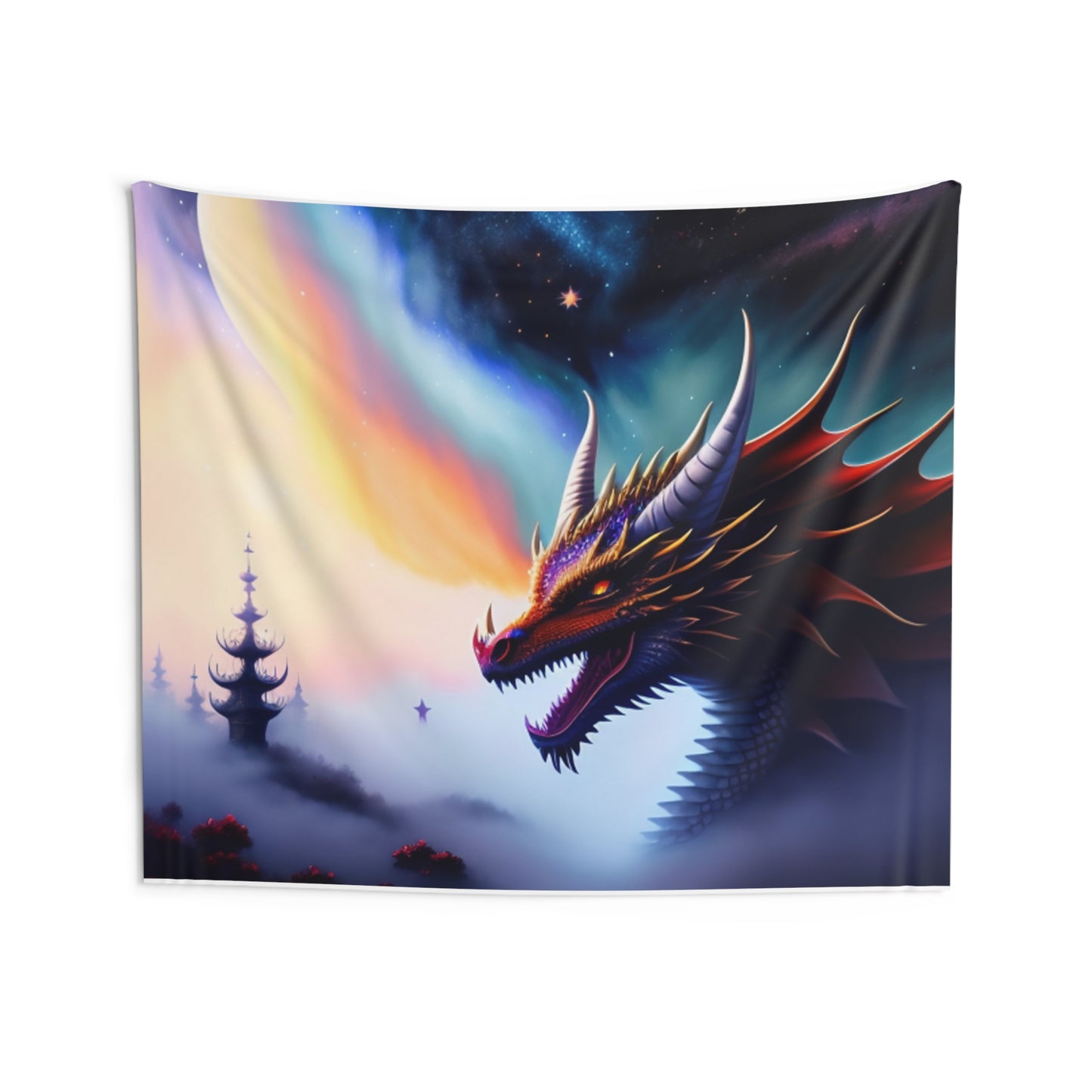 Red  Wall Tapestry