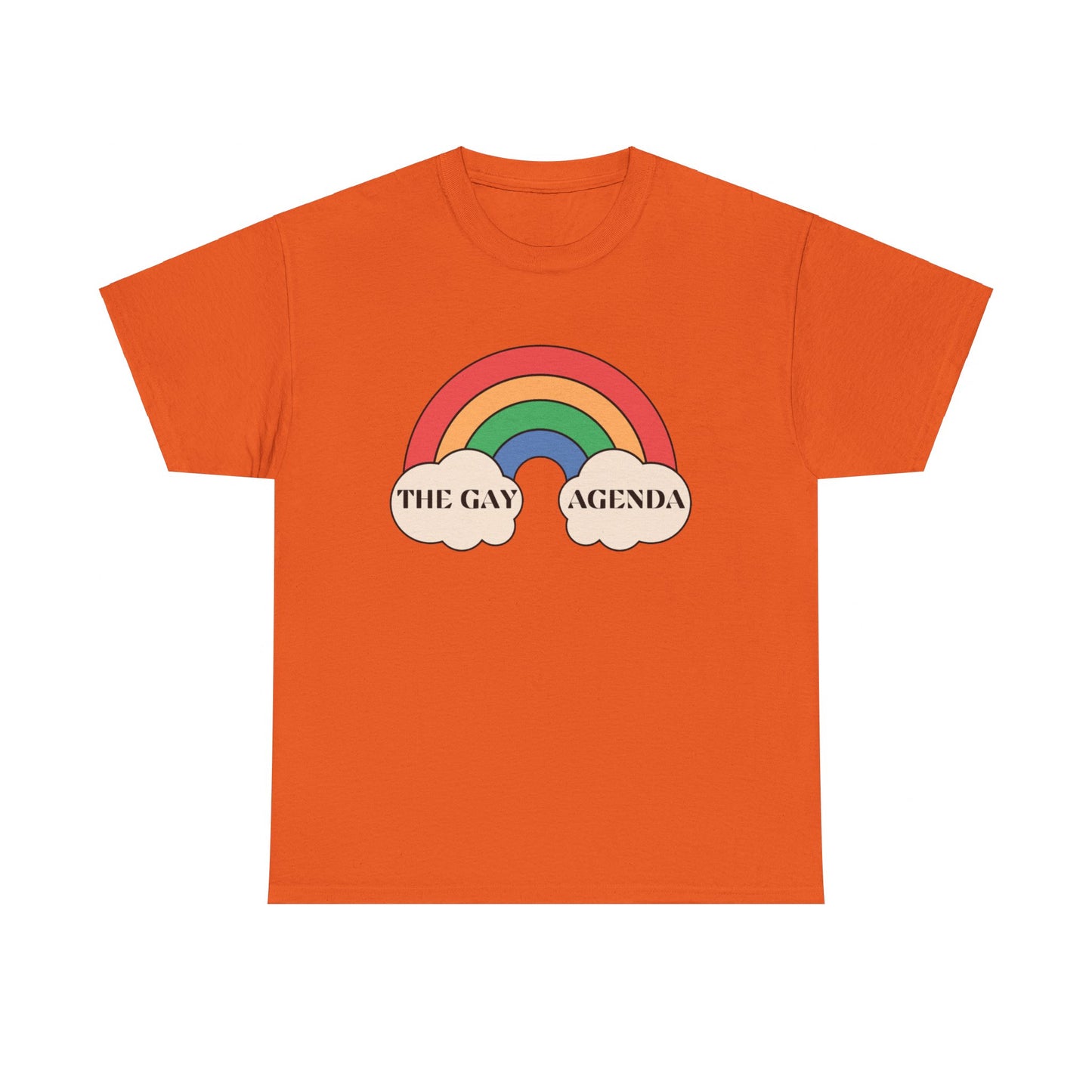 The Gay Agenda (light mode) Tee