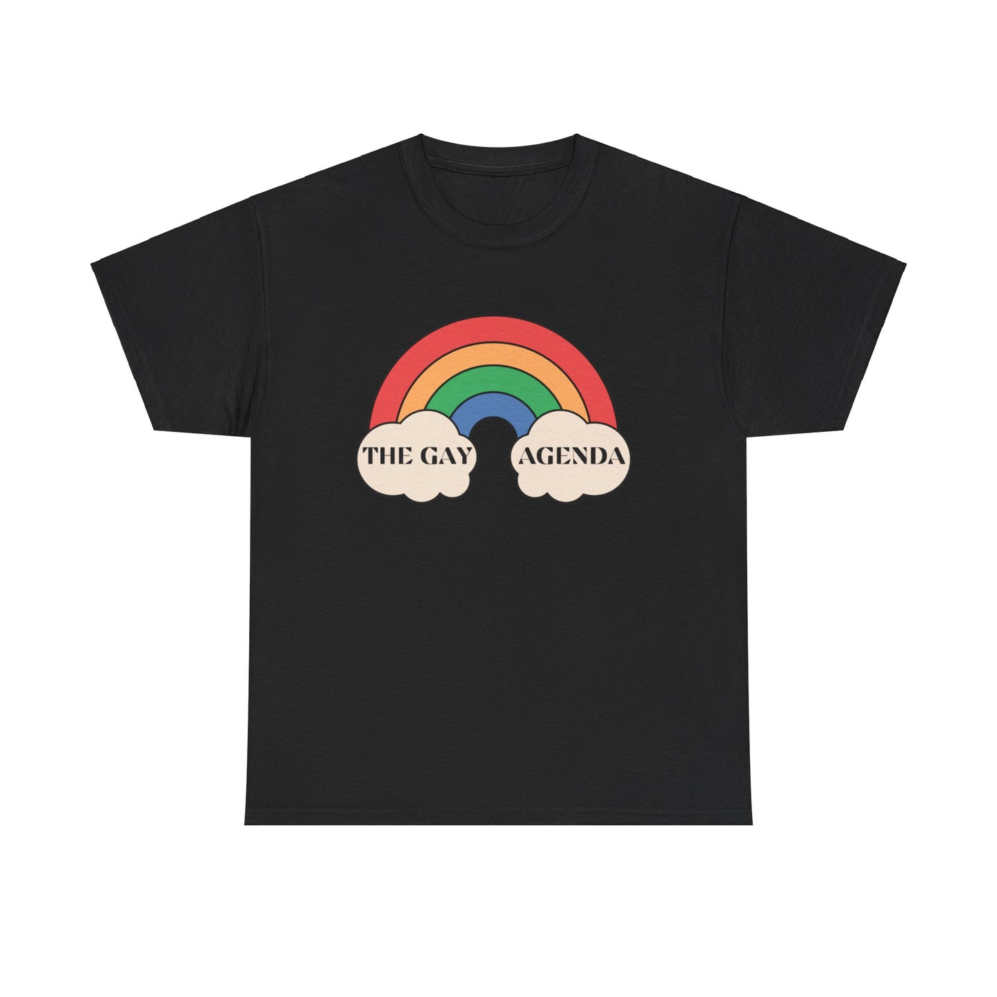 The Gay Agenda (light mode) Tee