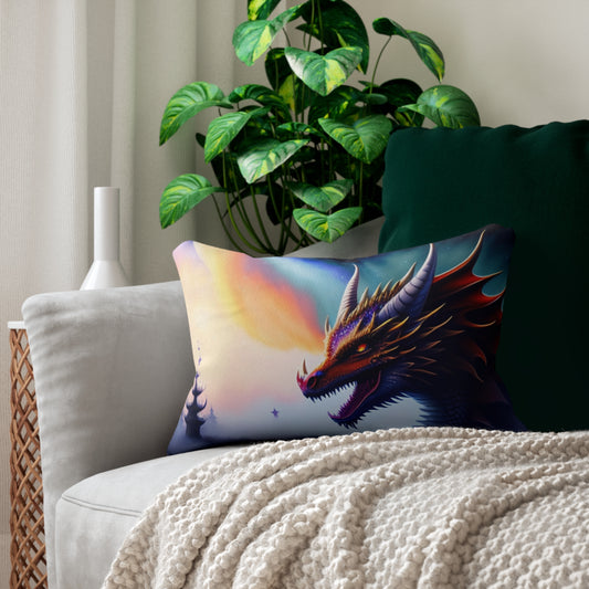 Red Dragon Lumbar Pillow