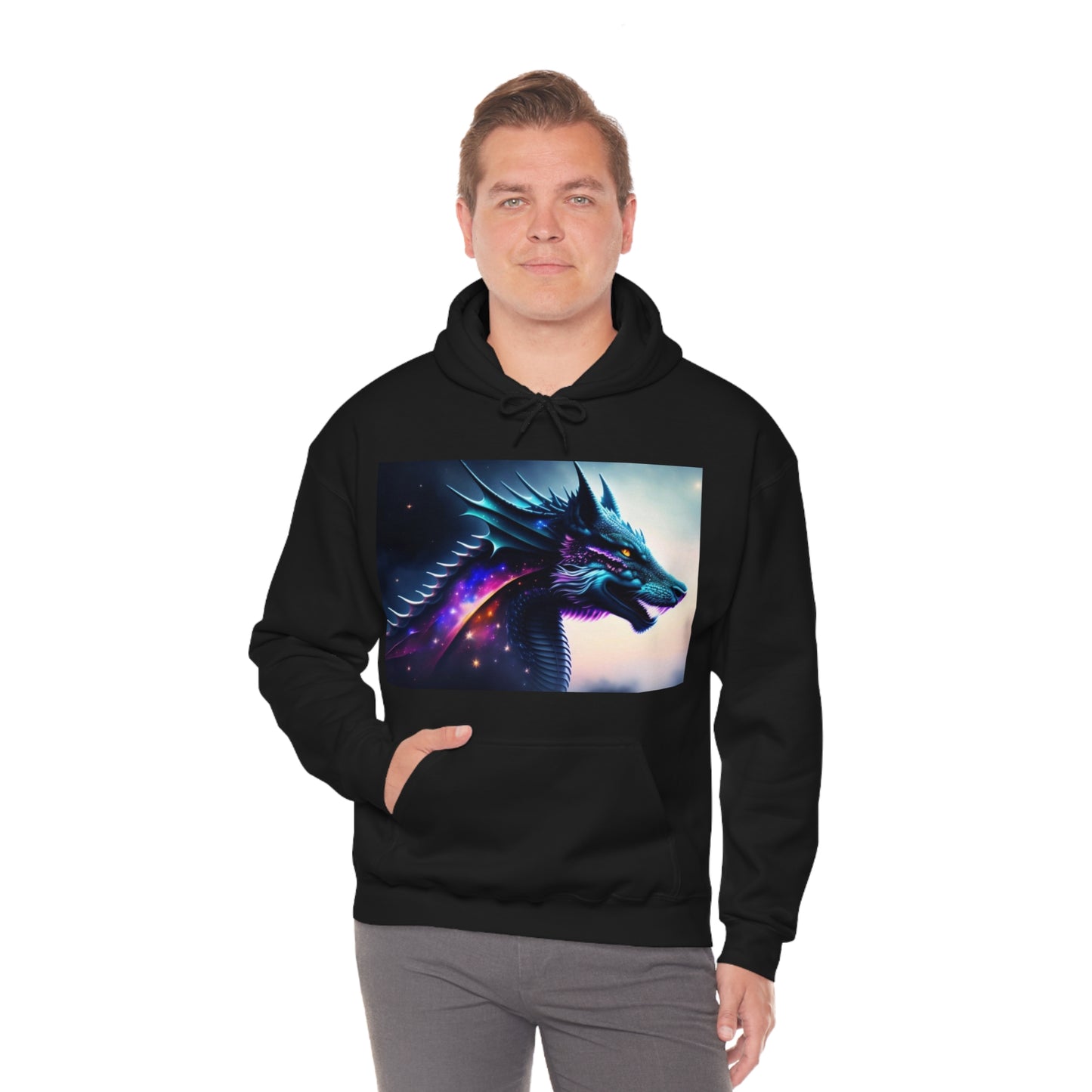 Nebula Wolf Dragon Hoodie