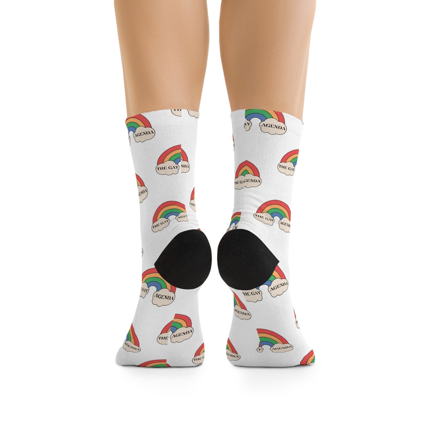 The Gay Agenda Socks, eco friendly!