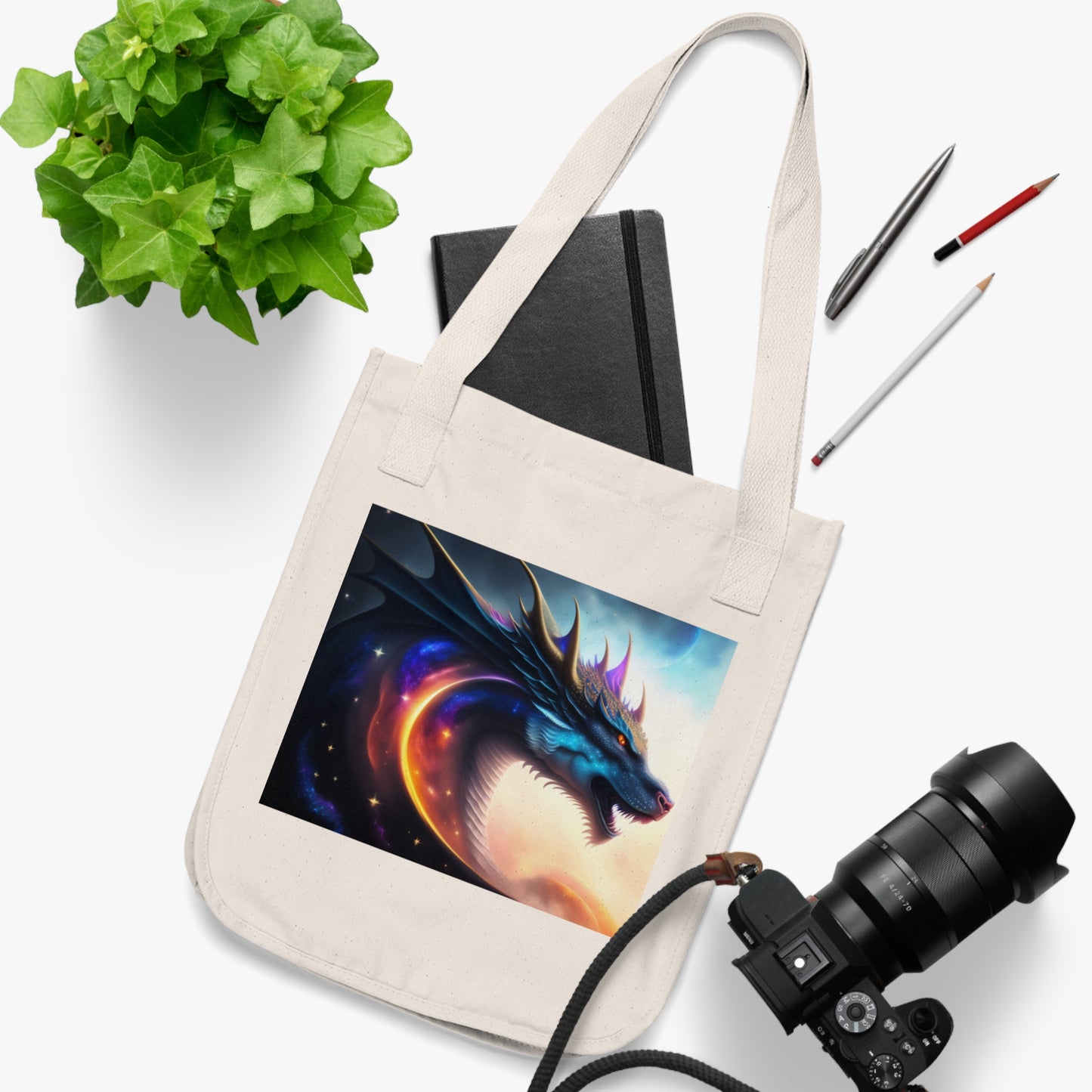 Jupiter Star Wolf Dragon Tote Bag