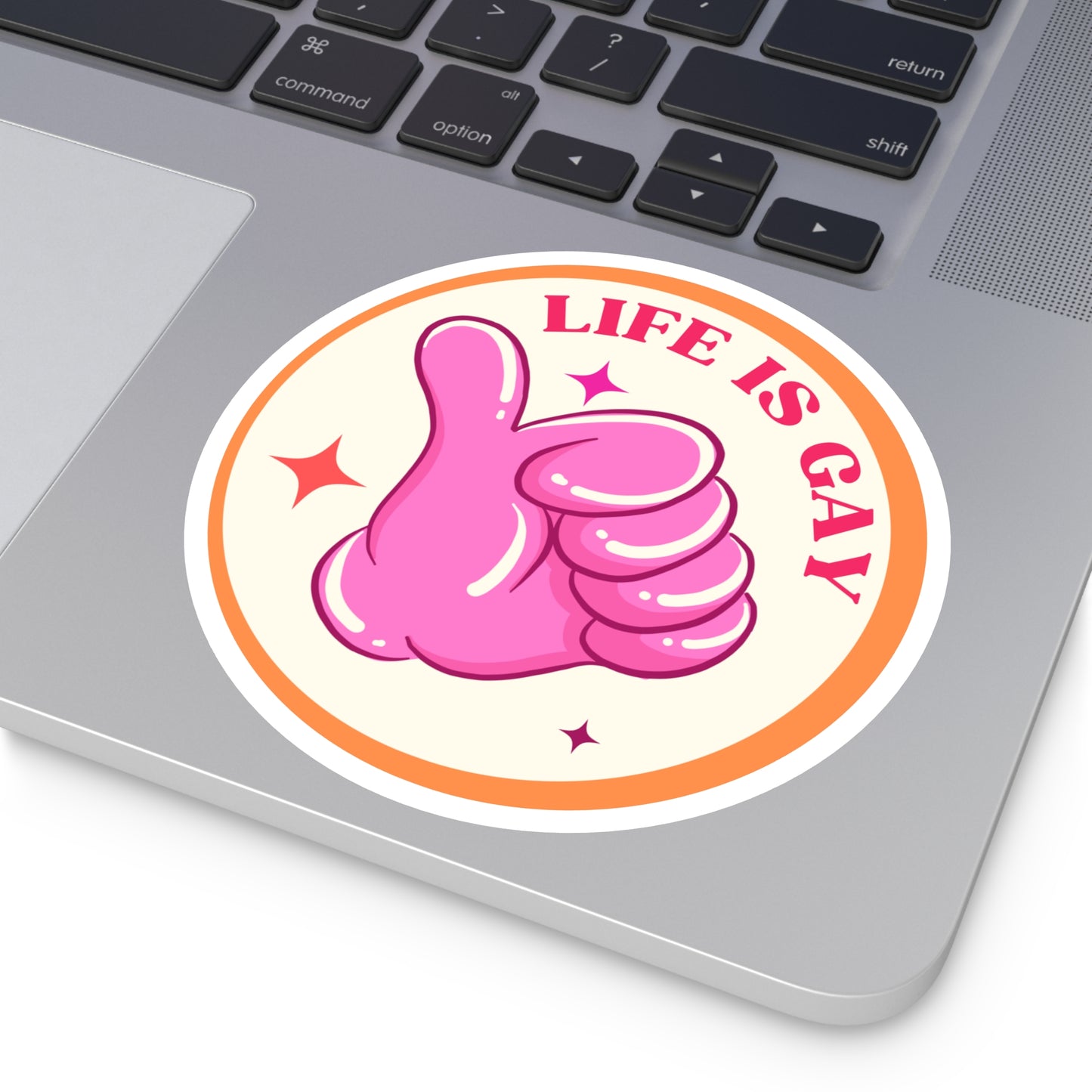 Lesbian Life Is Gay Sticker