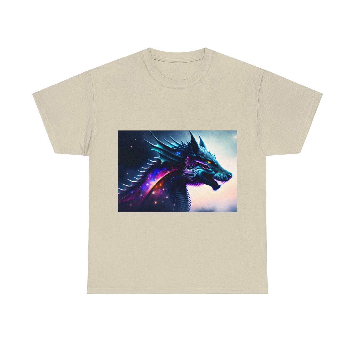 Nebula Wolf Dragon Cotton Tee