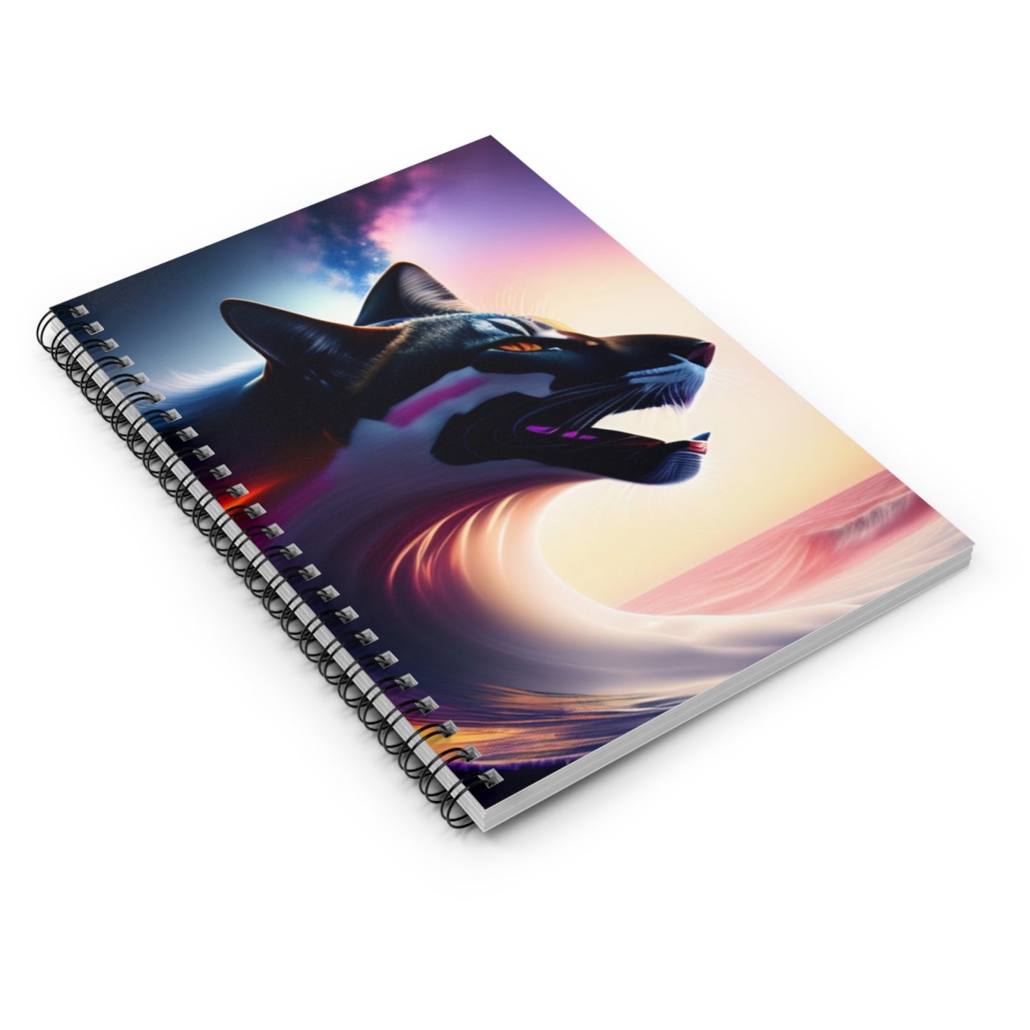 Wildcat Wave Spiral Notebook - Ruled Line