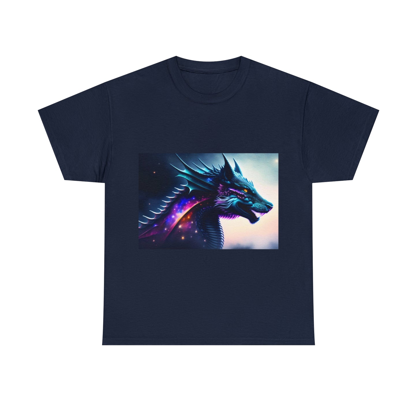 Nebula Wolf Dragon Cotton Tee