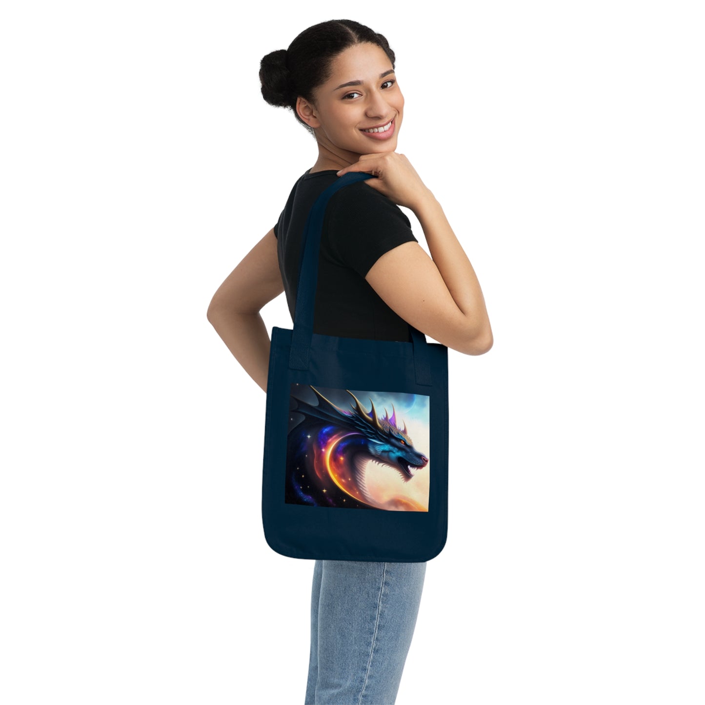 Jupiter Star Wolf Dragon Tote Bag