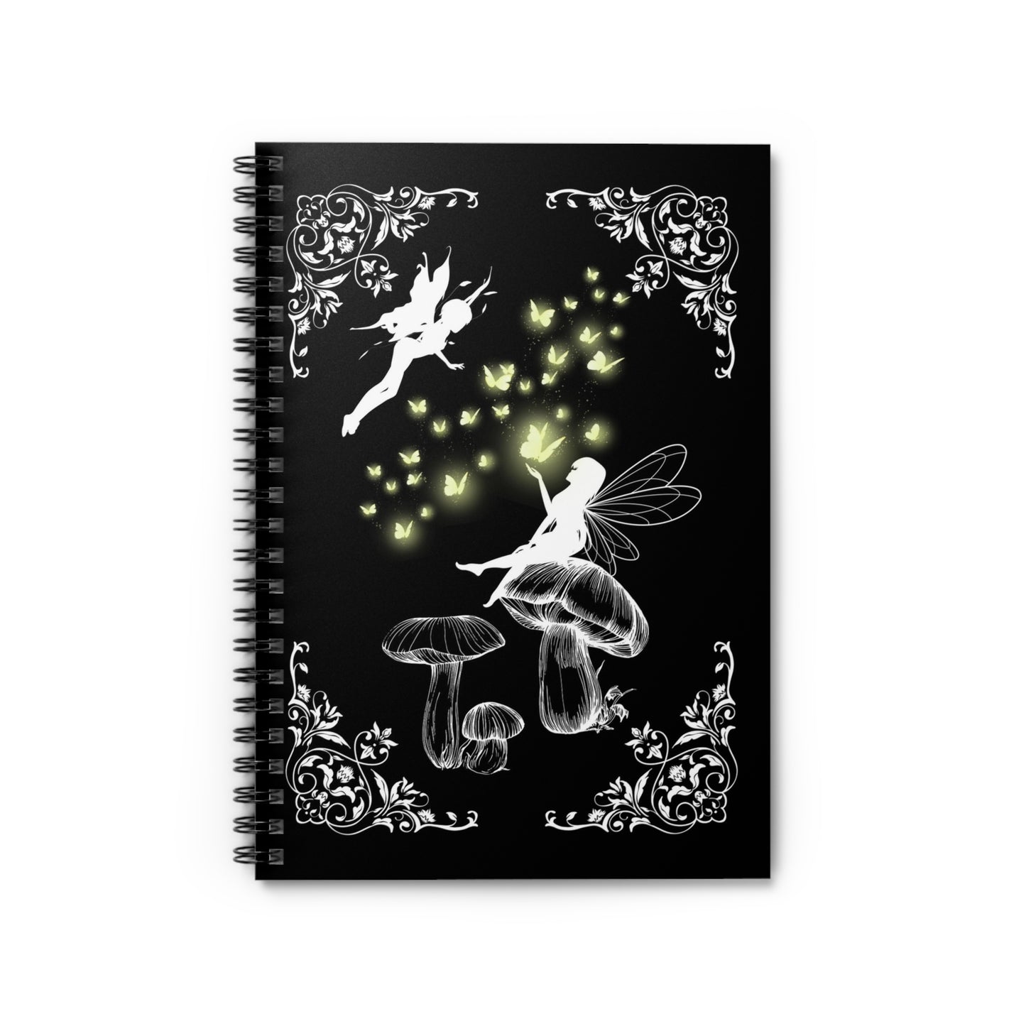 Fae Play Yei Noche Spiral Notebook - Ruled Line