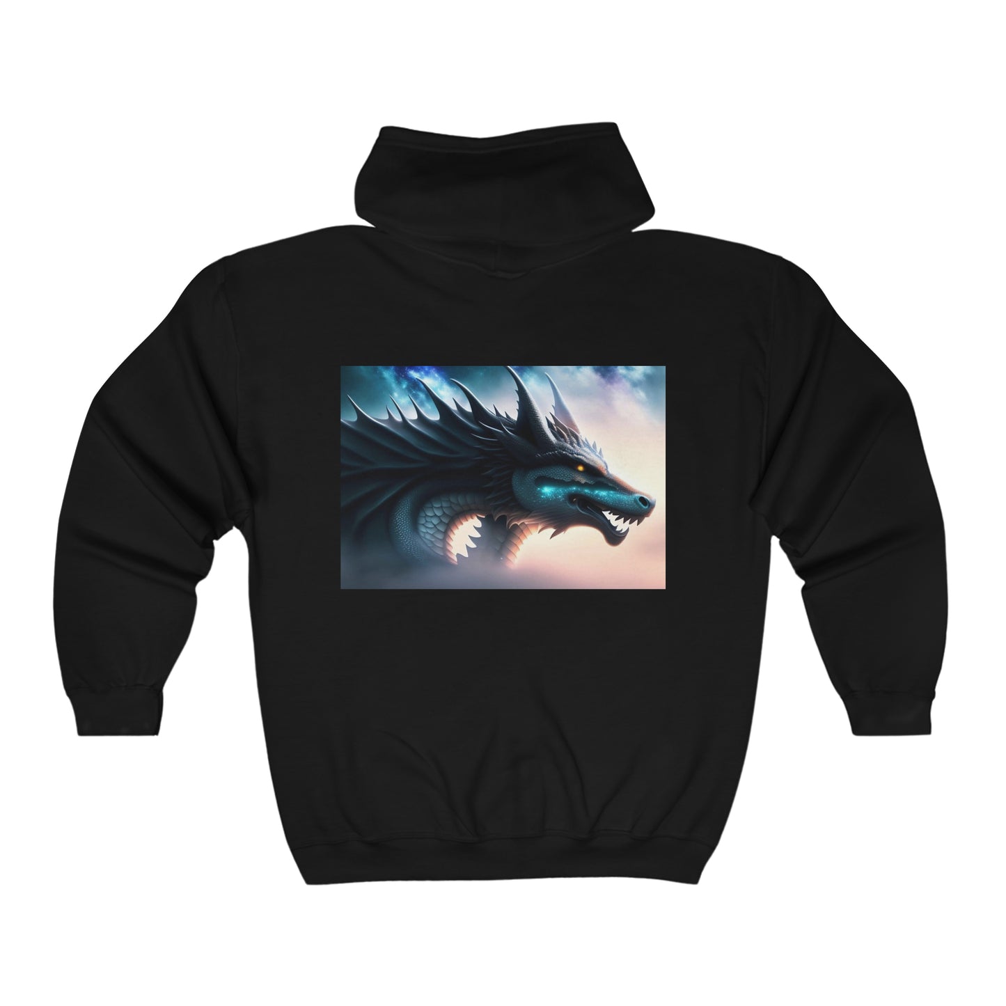 Teal Star Dragon Zip Up