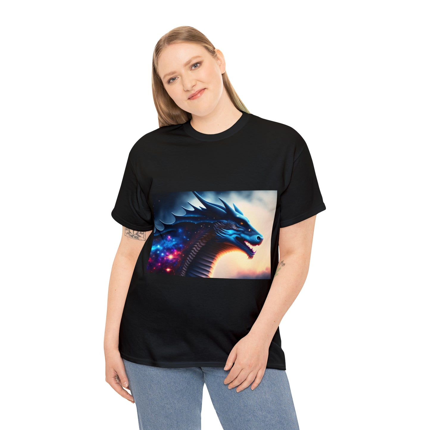 Galaxy Magic Dragon Cotton Tee