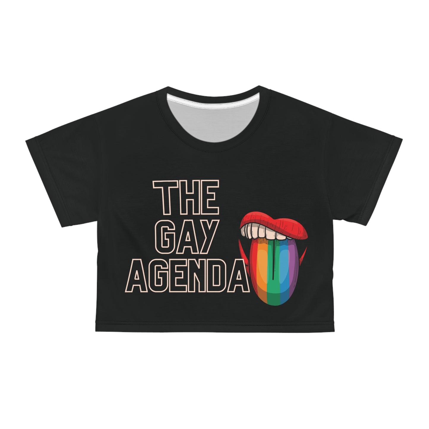 The Gay Agenda Crop Tee