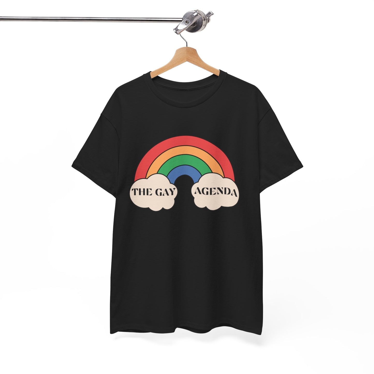 The Gay Agenda (light mode) Tee