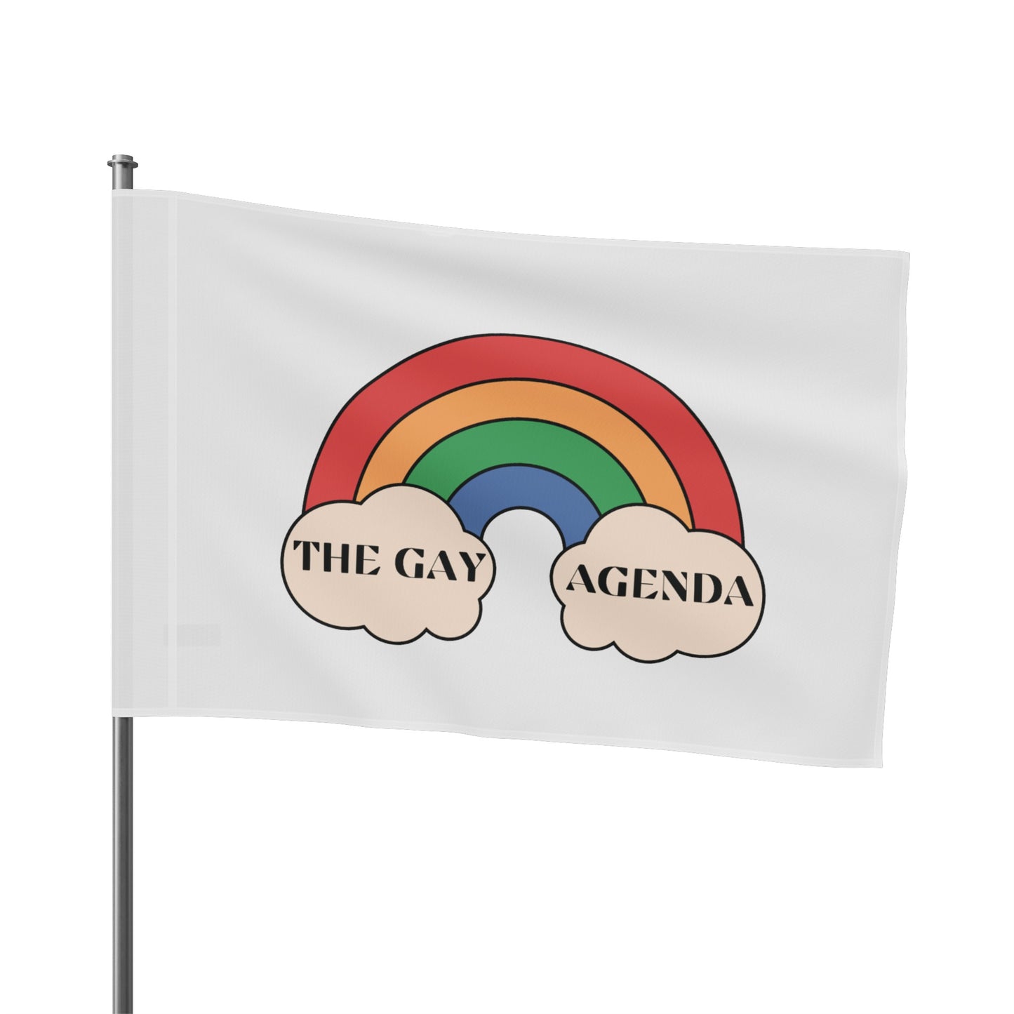 The Gay Agenda (light mode) Flag