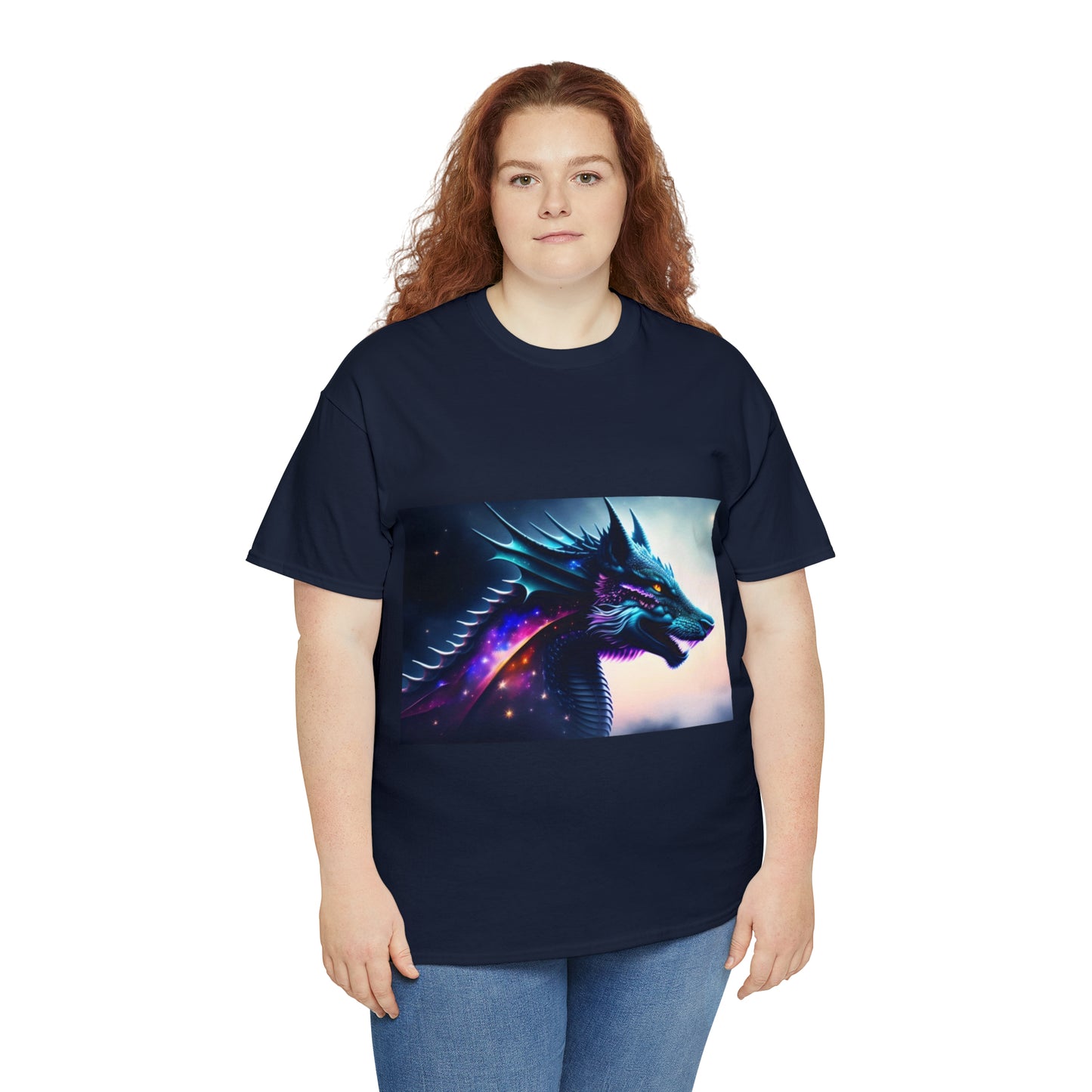 Nebula Wolf Dragon Cotton Tee