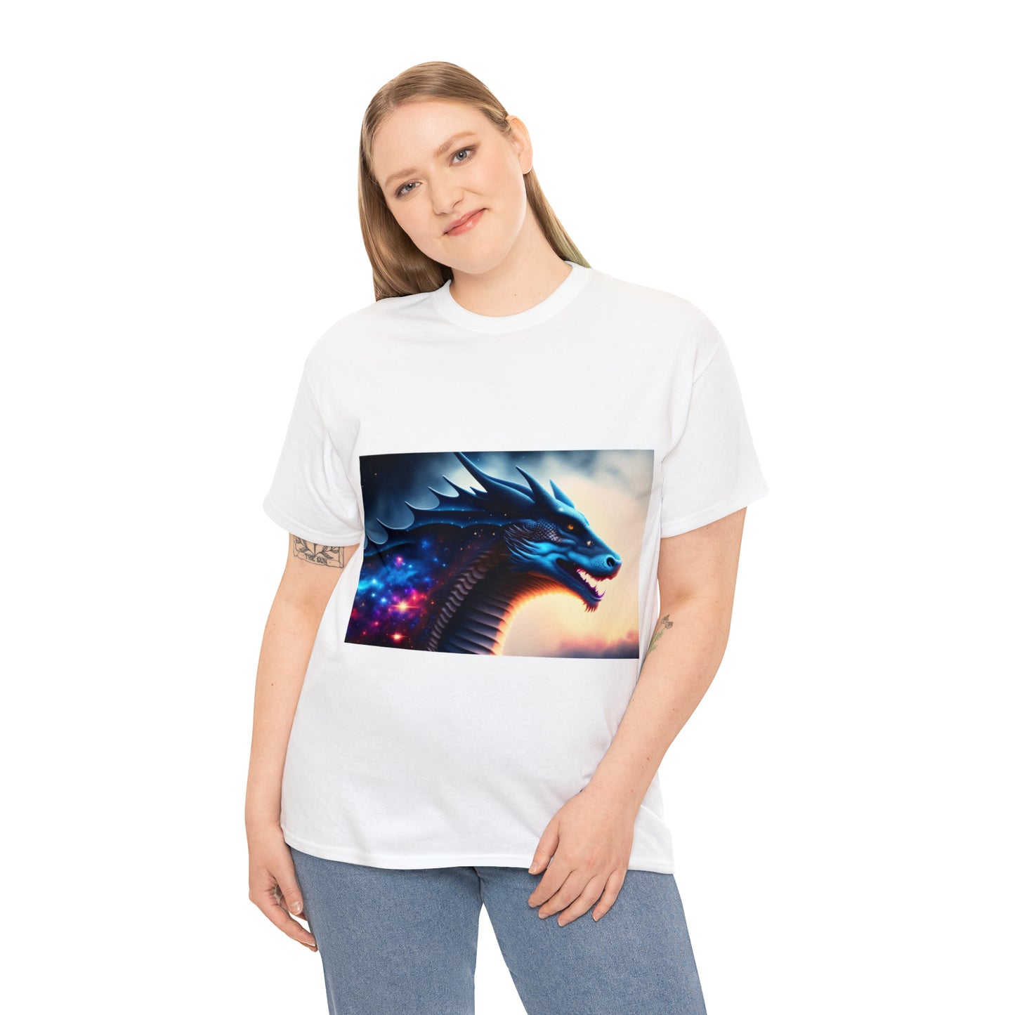 Galaxy Magic Dragon Cotton Tee