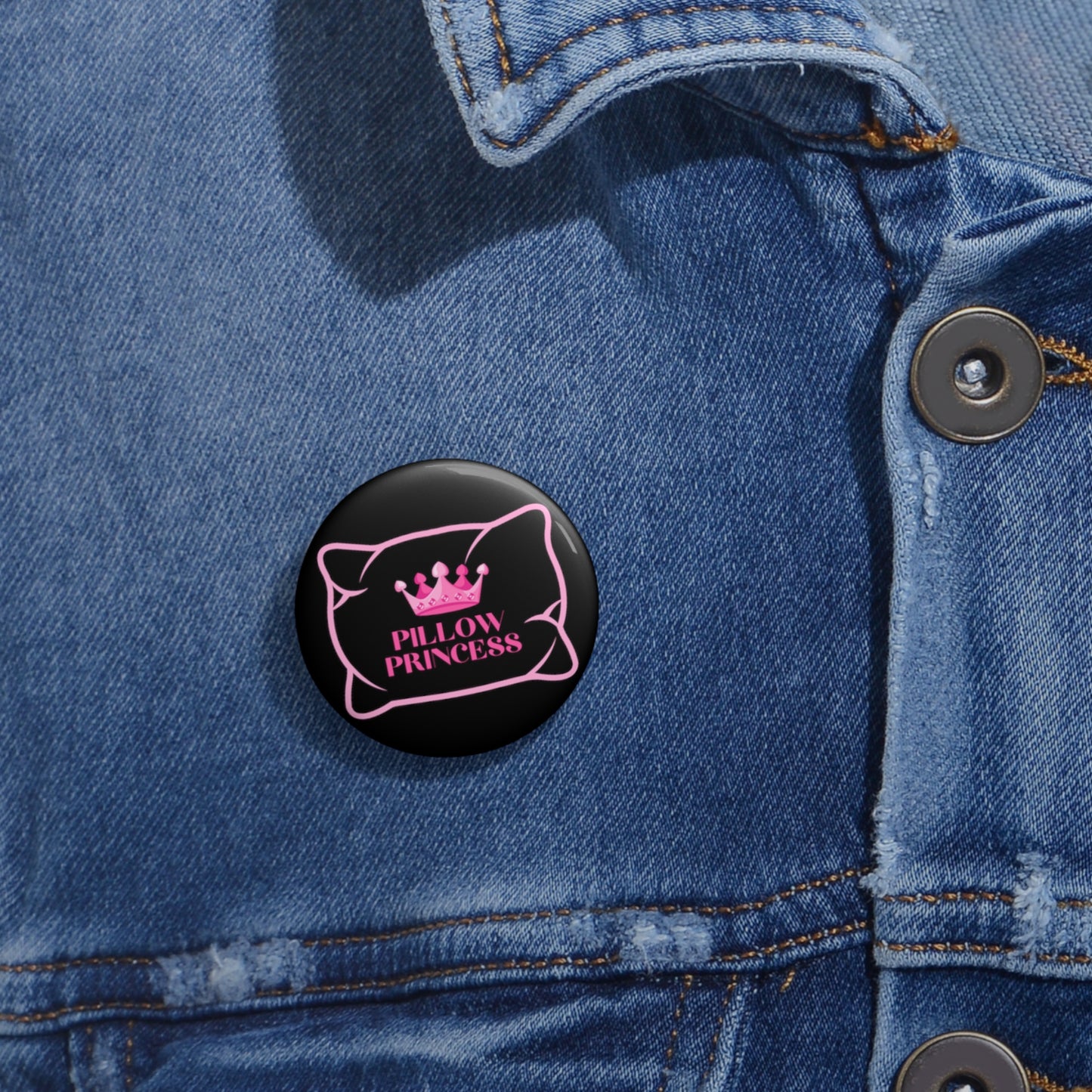 Pillow Princess Pin Button