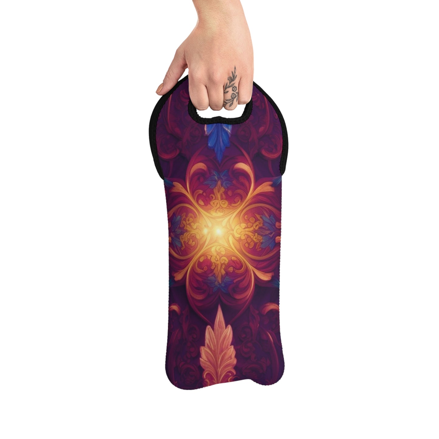 Cosmic Jewel Wine Tote Bag